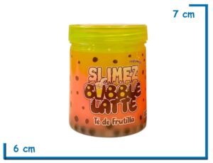TOYZ SLIMEZ BUBBLE LATTE TE DE FRUTILLAS SLIME