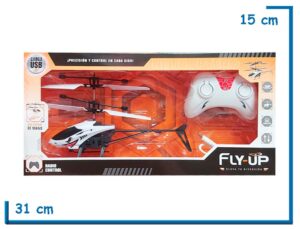 FLY-UP HELICOPTERO RC CARGA USB CON LUZ