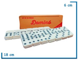 KIDS CLUB DOMINO SET DE 28 PIEZAS CAJA PLASTICA