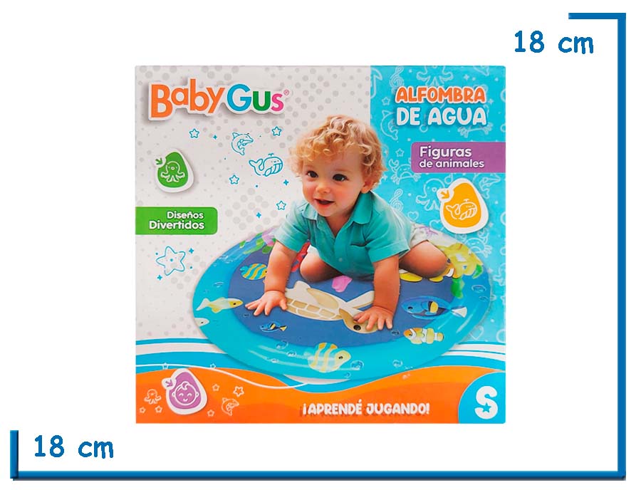 BABY GUS ALFOMBRA DE AGUA CIRCULAR FONDO DEL MAR