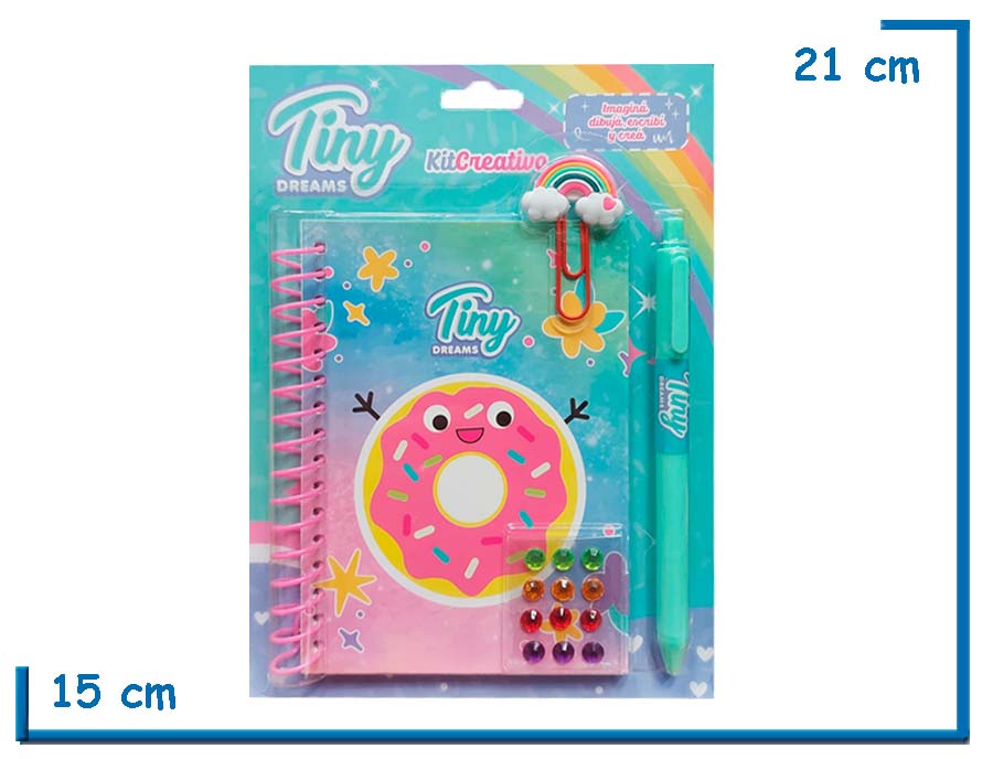 TINY DREAMS KIT CREATIVO DONA EN BLISTER