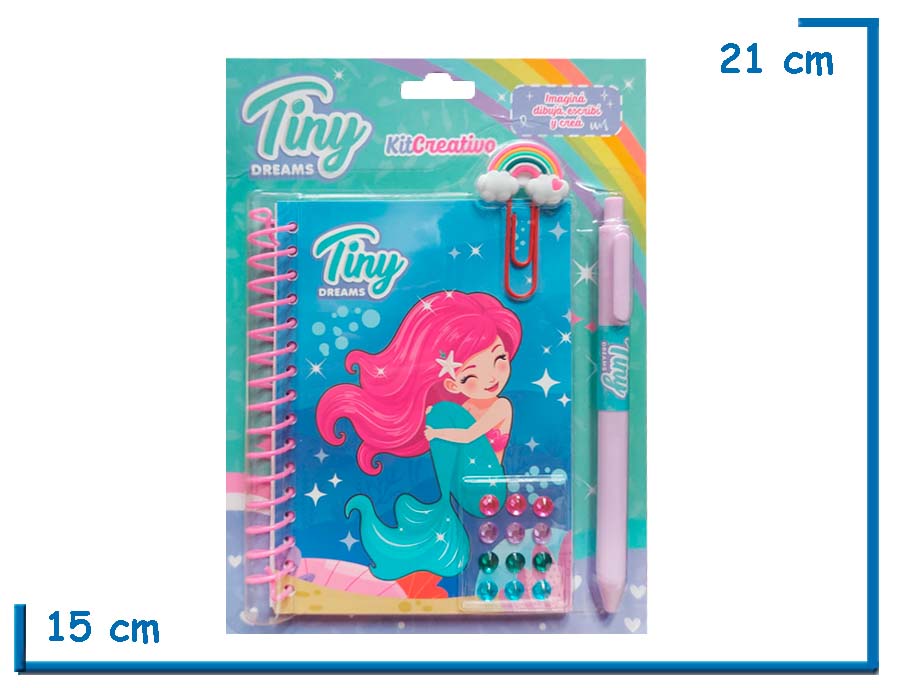 TINY DREAMS KIT CREATIVO SIRENA EN BLISTER