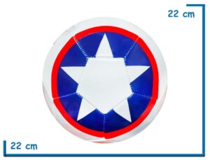 PELOTA DE CUERO Nø5 MARVEL AVENGERS CAPTAIN AMERICA