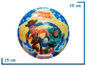 PELOTA DE CUERO Nø2 TOY STORY BUZZ Y WOODY AZUL