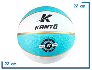 PELOTA DE BASKET Nº7 KANTO CELESTE Y BLANCA