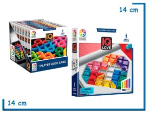 SMART GAMES IQ LOVE 1 PLAYER LOGIC GAME
