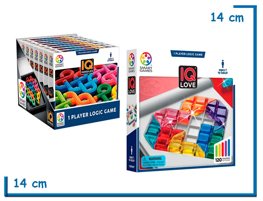 SMART GAMES IQ LOVE 1 PLAYER LOGIC GAME