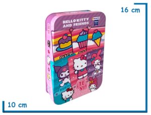 HELLO KITTY AND FRIENDS TE VI NAIPES EN LATA