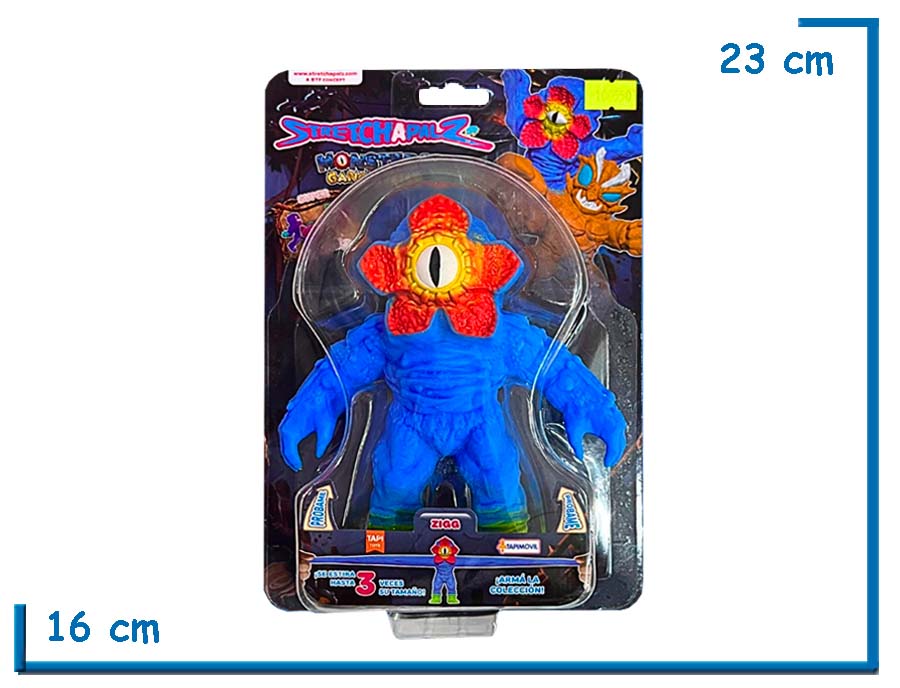 STRETCHAPALZ MONSTERS GANG SERIES ZIGG MUÑECO ESTIRABLE