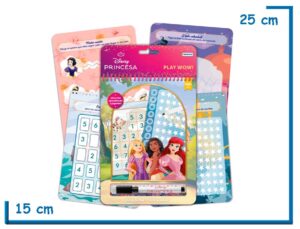 DISNEY PRINCESA PLAY WOW! JUGA BORRA Y VOLVE A JUGAR