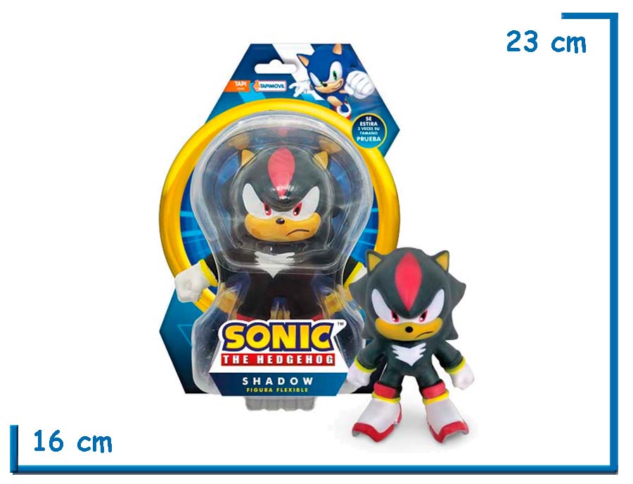 STRETCHAPALZ SONIC THE HEDGEHOG SHADOW MU¥ECO ESTIRABLE