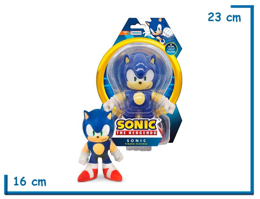 STRETCHAPALZ SONIC THE HEDGEHOG SONIC MU¥ECO ESTIRABLE