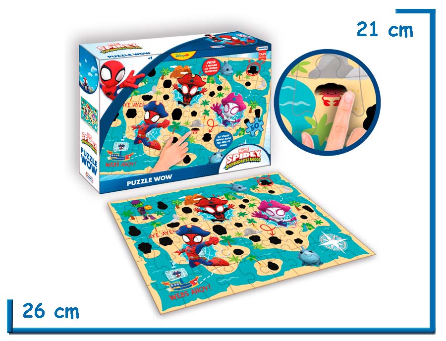SPIDEY AF PUZZLE WOW 50 PZS