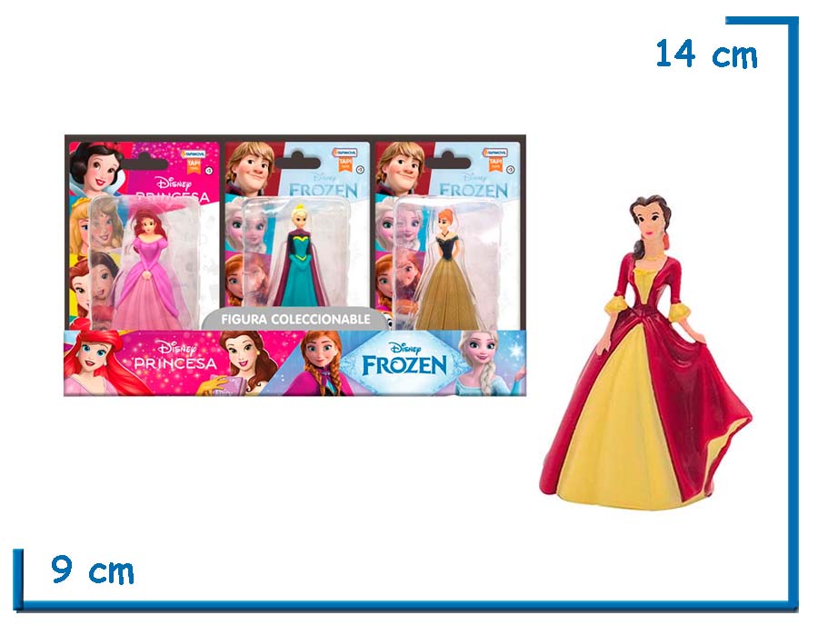 DISNEY PRINCESA BELLE FIGURA COLECCIONABLE 7CM EN BLISTER