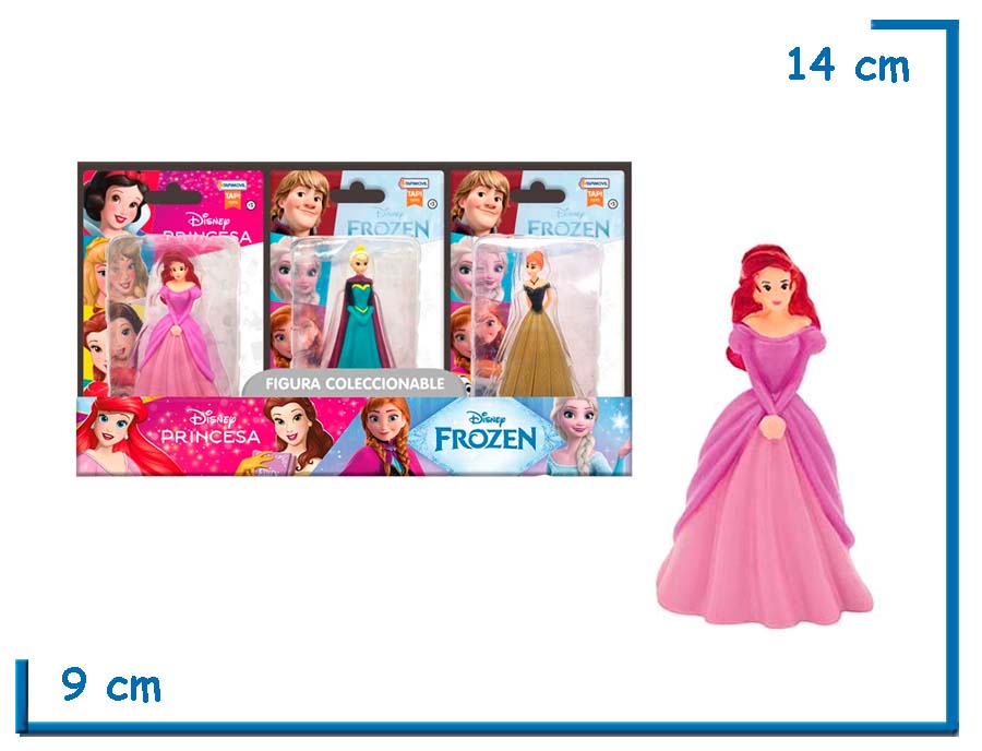 DISNEY PRINCESA ARIEL FIGURA COLECCIONABLE 7CM EN BLISTER