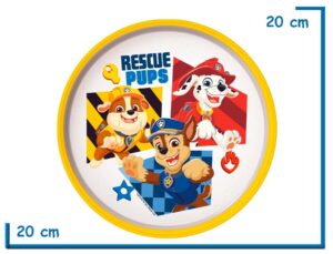 PAW PATROL CHASE PLATO BICOLOR NON-SLIP PREMIUM
