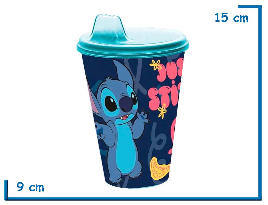 STITCH VASO 430 ML EASY SLIPPER