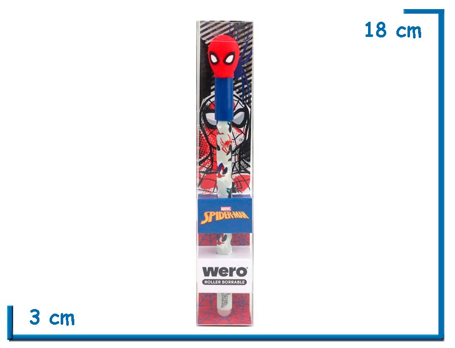 MARVEL ROLLER BORRABLE SPIDER-MAN