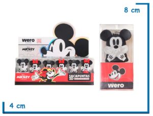 DISNEY MICKEY Y AMIGOS SACAPUNTAS 3D MICKEY