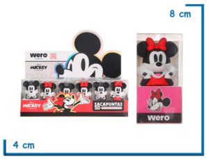 DISNEY MICKEY Y AMIGOS SACAPUNTAS 3D MINNIE