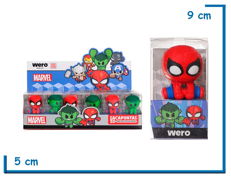 MARVEL SACAPUNTAS 3D SPIDER-MAN