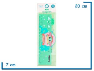 STAR WARS REGLA DE MADERA 15CM GROGU