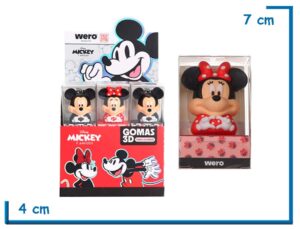 DISNEY MICKEY Y AMIGOS GOMA 3D MINNIE