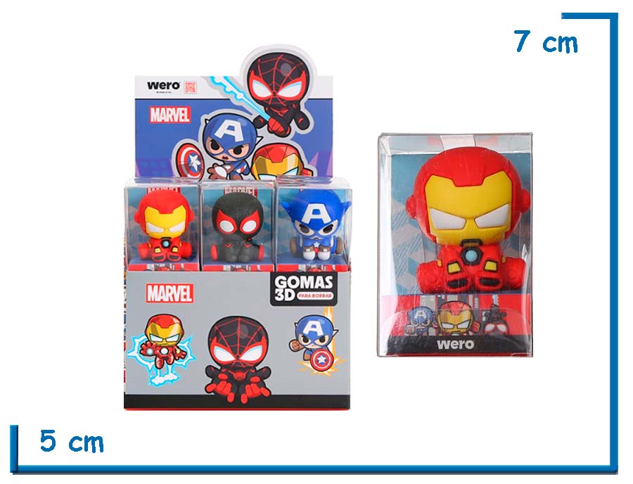 MARVEL GOMA 3D IRON MAN