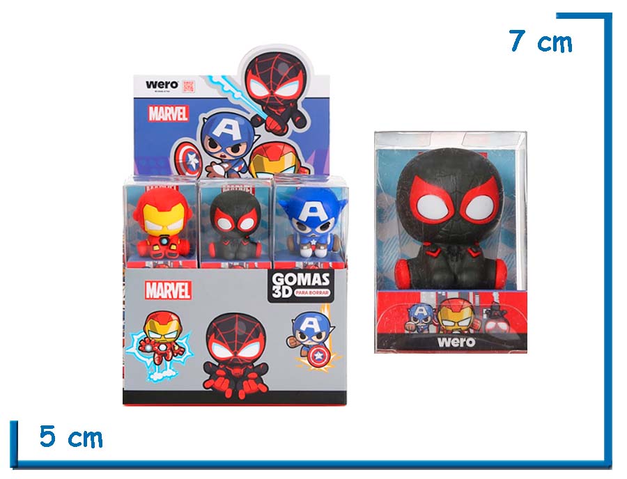 MARVEL GOMA 3D MILES MORALES