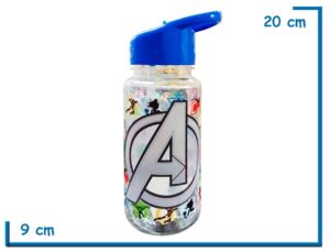 AVENGERS BOTELLA STRAW TOP 500ML