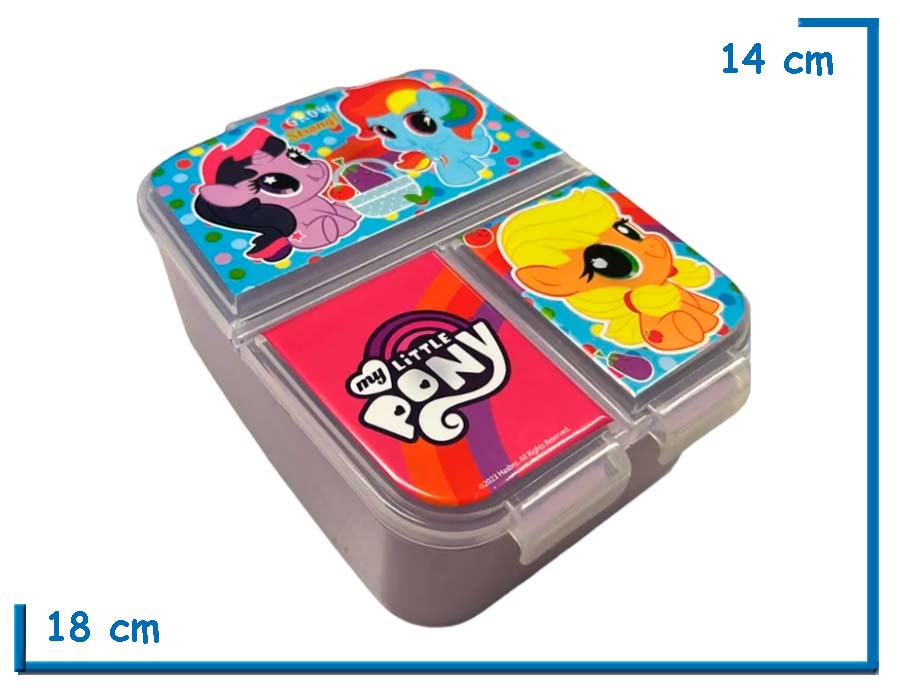 MY LITTLE PONY HERMETICO LUNCHERA MULTIPLE