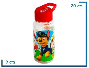 PAW PATROL BOTELLA STRAW TOP 500ML
