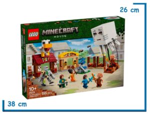 LEGO MINECRAFT MOVIE THE GHAST BALLOON VILLAGE ATTACK