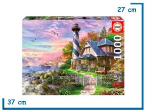 EDUCA PUZZLE X1000 PZS FARO EN ROCK BAY