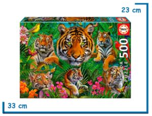 EDUCA PUZZLE X500 PZS JUNGLA DE TIGRES