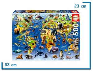 EDUCA PUZZLE X500 PZS ESPECIES EN PELIGRO DE ESTINCION