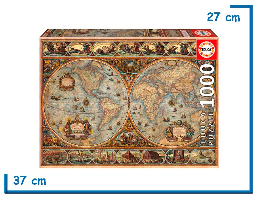 EDUCA PUZZLE X1000 PZS ORBIS TERRARUM