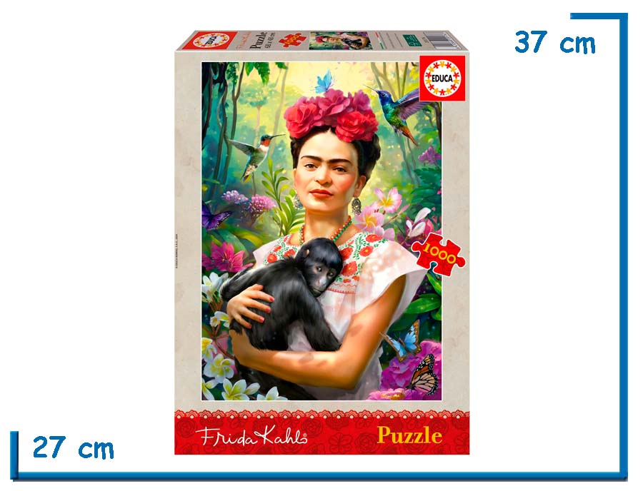 EDUCA PUZZLE X1000 PZS EL JARDIN DE LA VIDA, FRIDA KAHLO