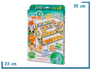 PLAY WORLD DOMINO Y NUMEREANDO CON BASE DE GOMA EVA
