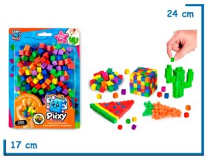 PIIXY STICKY CUBITOS DE GOMA SOFT PEGAJOSOS