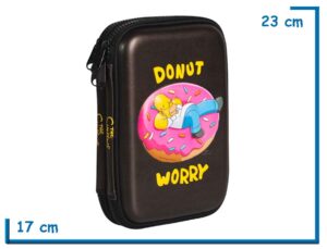 MOOVING CARTUCHERA DOBLE EVA SIMPSONS