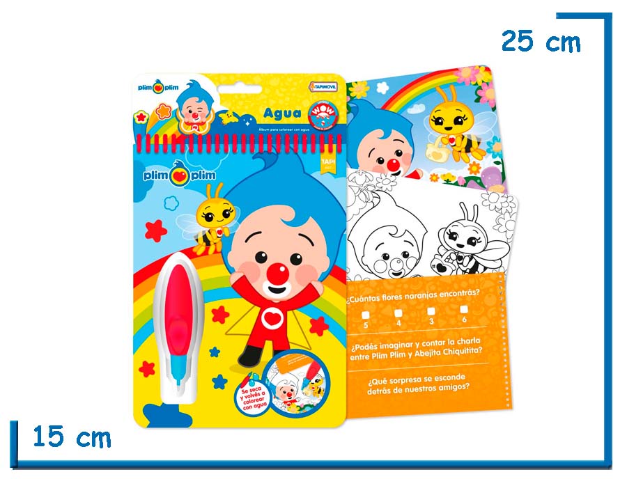 PLIM PLIM AGUA WOW! COLOREA CON AGUA