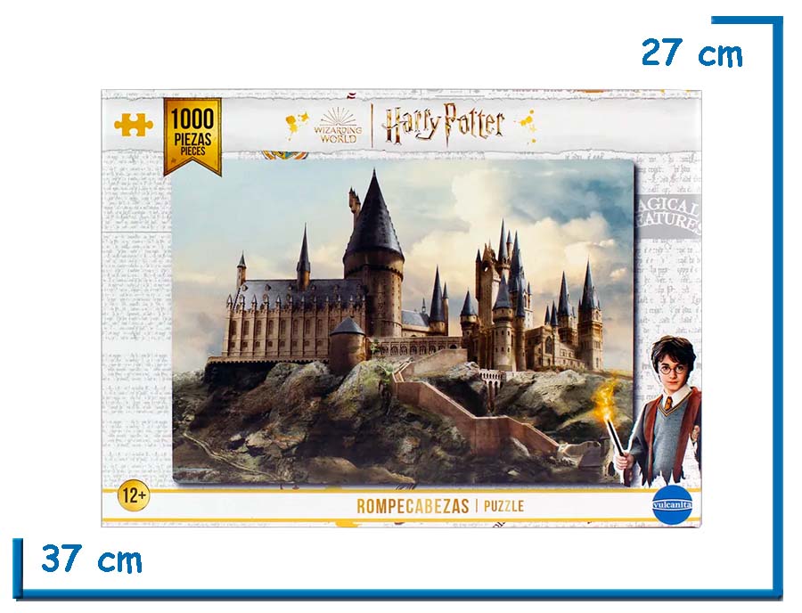 2X1 VULCANITA HARRY POTTER PUZZLE 1000 PZS HOGWARTS DE DIA