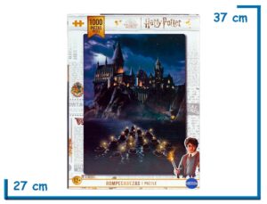 2X1 VULCANITA HARRY POTTER PUZZLE 1000 PZS BARCOS HOGWARTS DE NOCHE