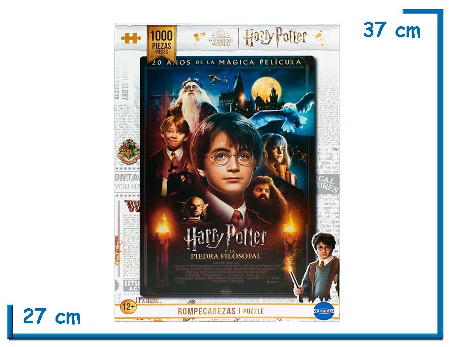 2X1 VULCANITA HARRY POTTER PUZZLE 1000 PZS PIEDRA FILOSOFAL