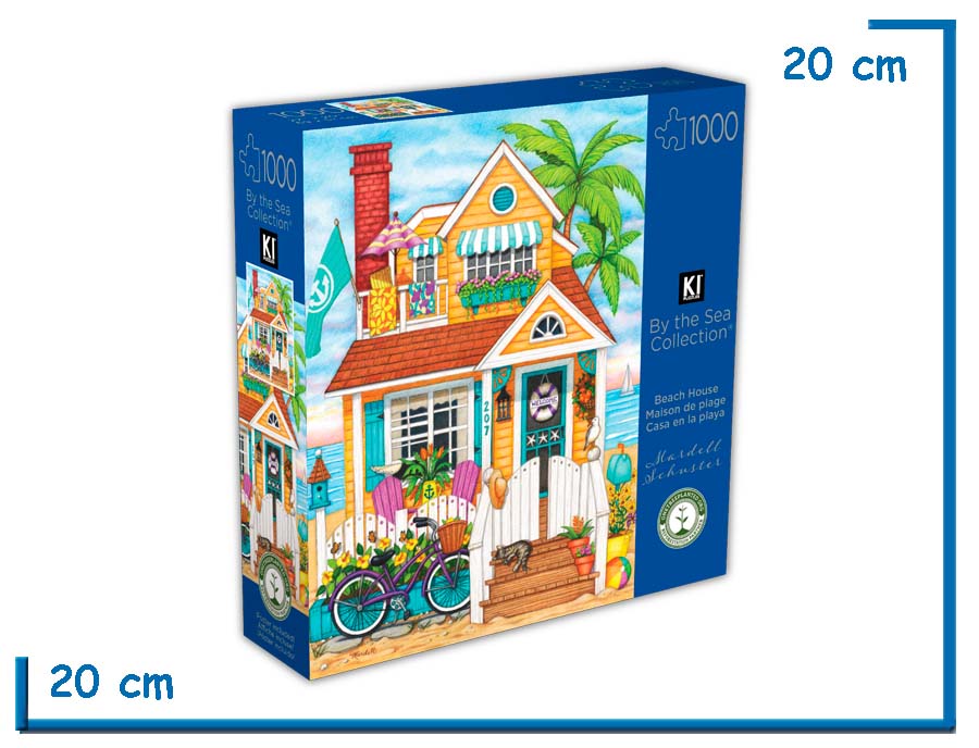 KI PUZZLE X1000 PZS CASA EN LA PLAYA BY THE SEA COLLECTION
