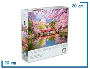 KI PUZZLE X1000 PZS HIMEJI CASTLE JAPAN POSTCARD COLLECTION