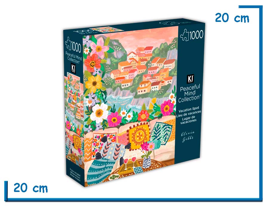 KI PUZZLE X1000 PZS LUGAR DE VACACIONES PEACEFUL MIND COLLECTION