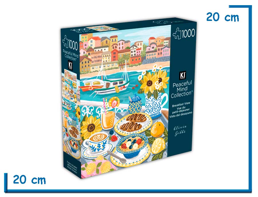 KI PUZZLE X1000 PZS VISTA DEL DESAYUNO PEACEFUL MIND COLLECTION
