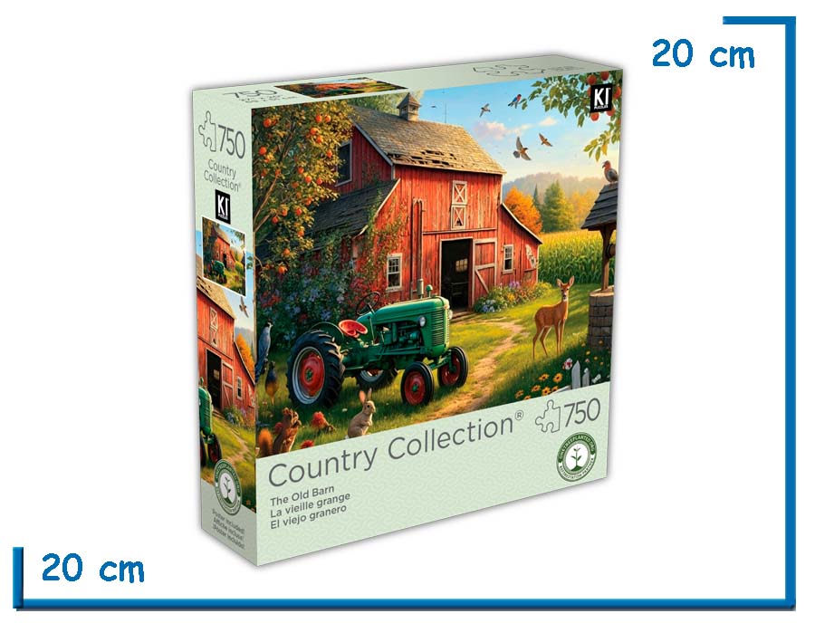 KI PUZZLE X750 PZS EL VIEJO GRANERO COUNTRY COLLECTION